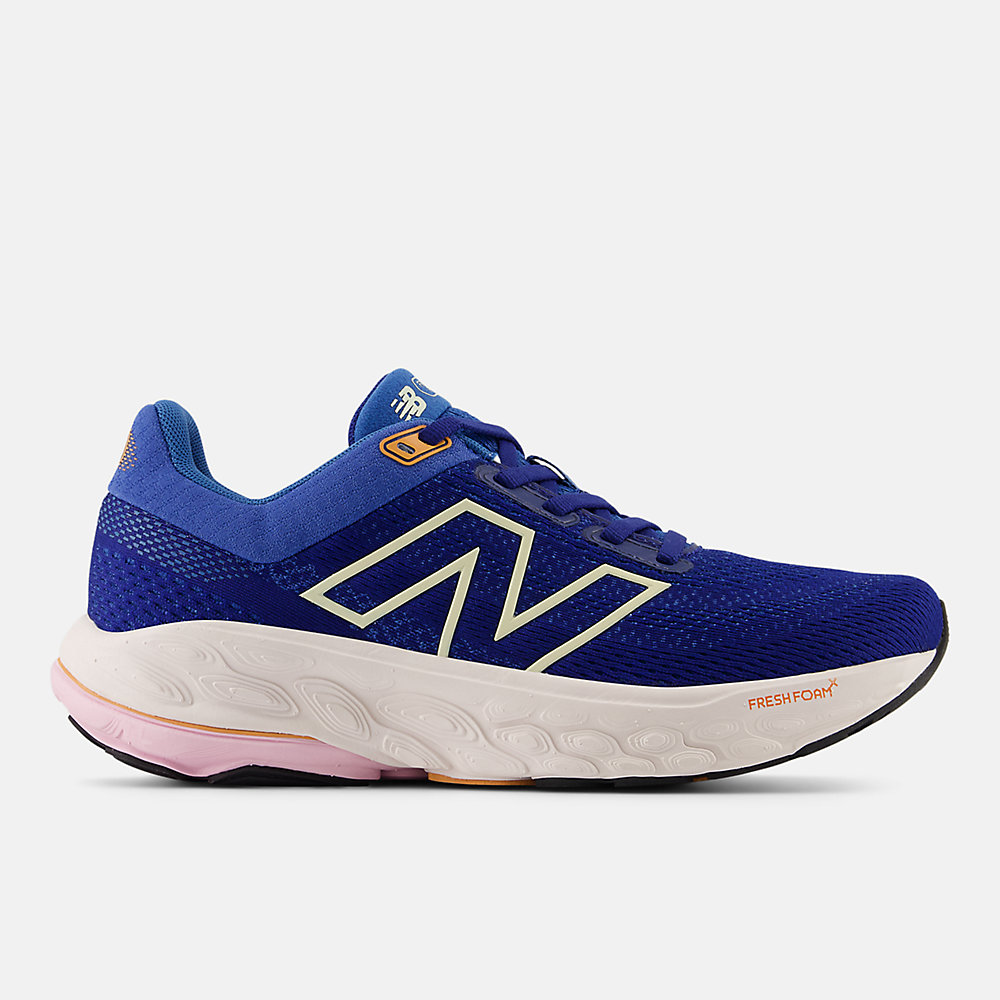 New Balance Fresh Foam X 860v14 Shoes Inkwell with Calcium and Washed Pink